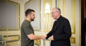 Zelensky discusses peace for Ukraine with Cardinal Parolin